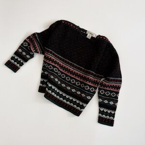 Vintage L. L. Bean Pullover in Shetland Wool Size Medium